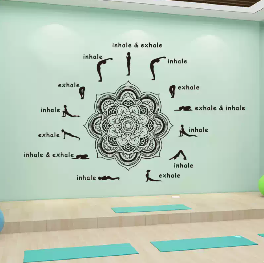 tranh động tác yoga